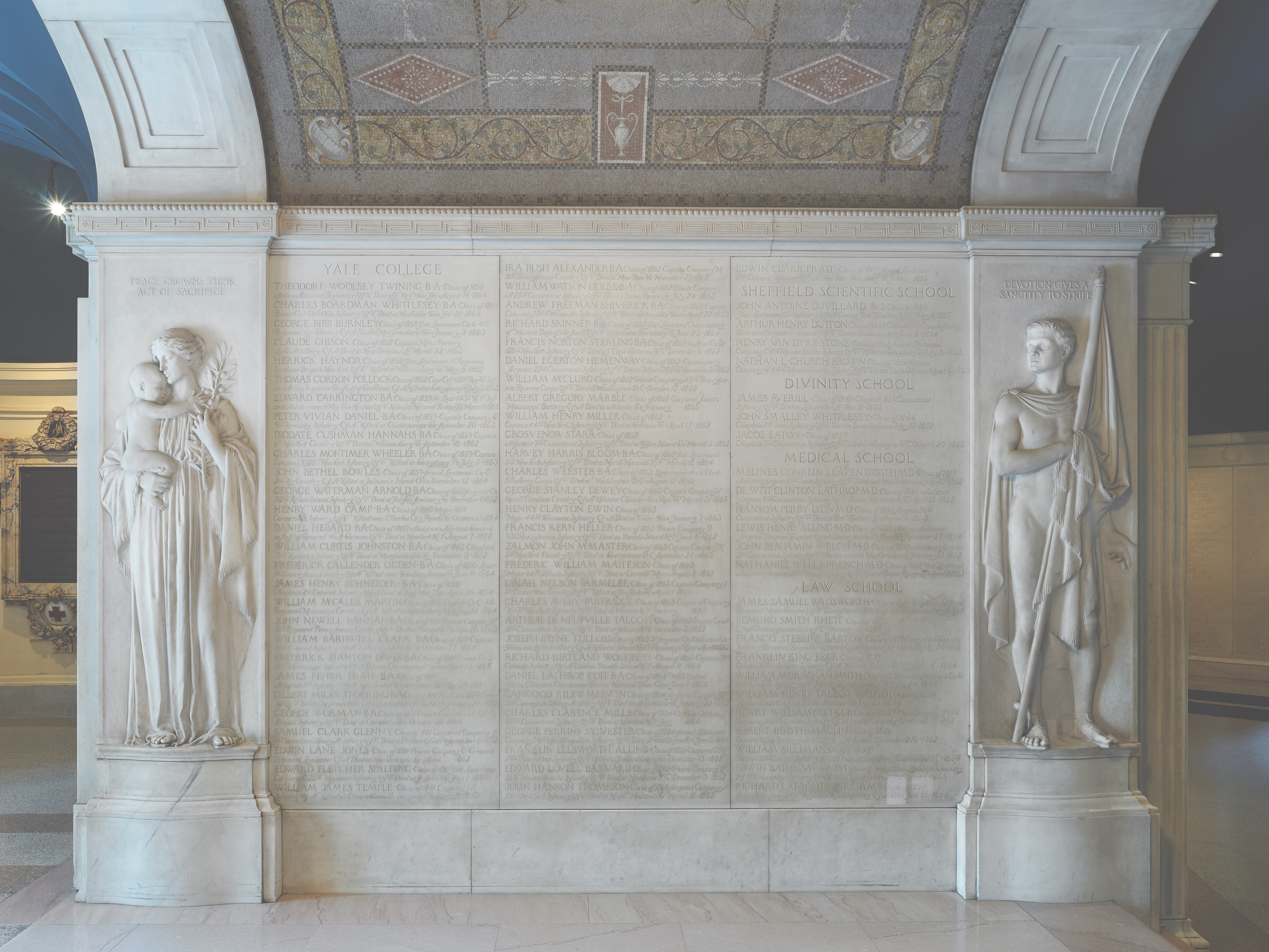 Memorial Hall carvings