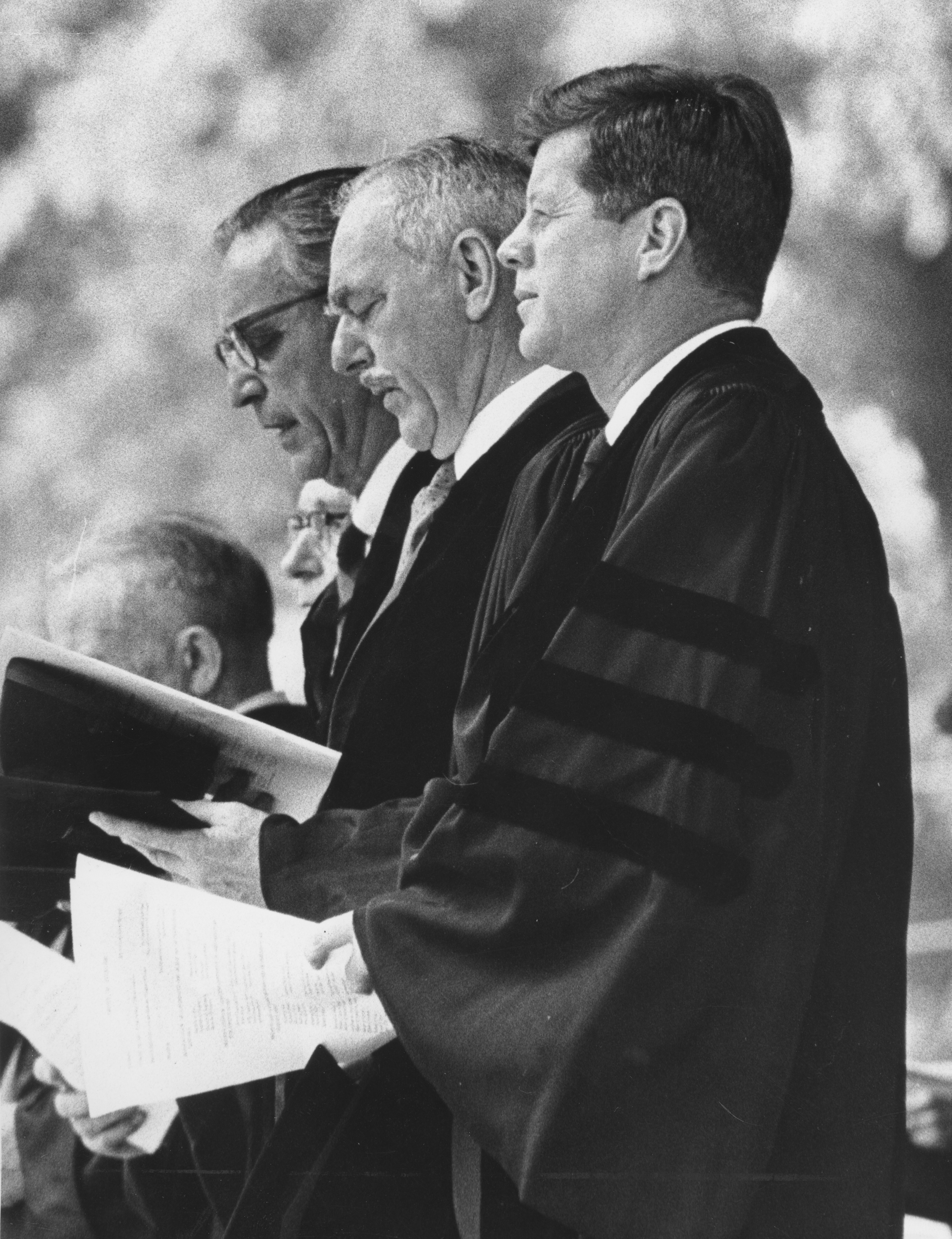 President Kennedy at Yale Commencement