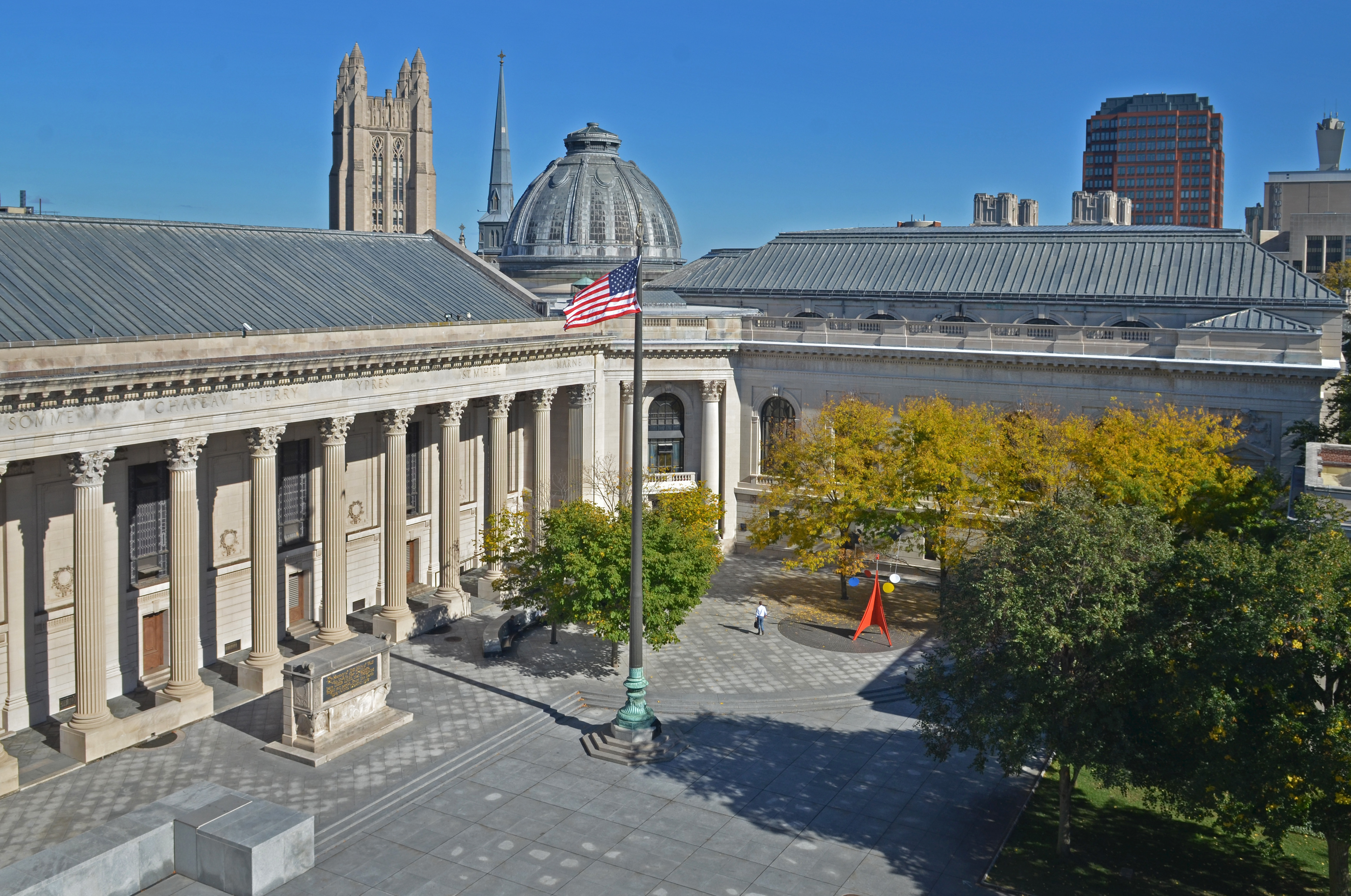 Hewitt Quadrangle and Ledyard Flagstaff