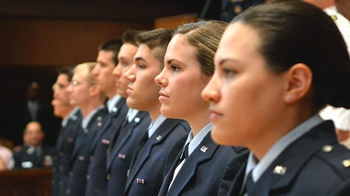 Yale ROTC ceremony