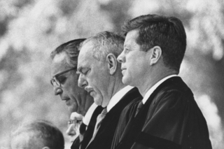 President Kennedy at Yale Commencement