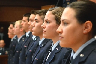 Yale ROTC ceremony
